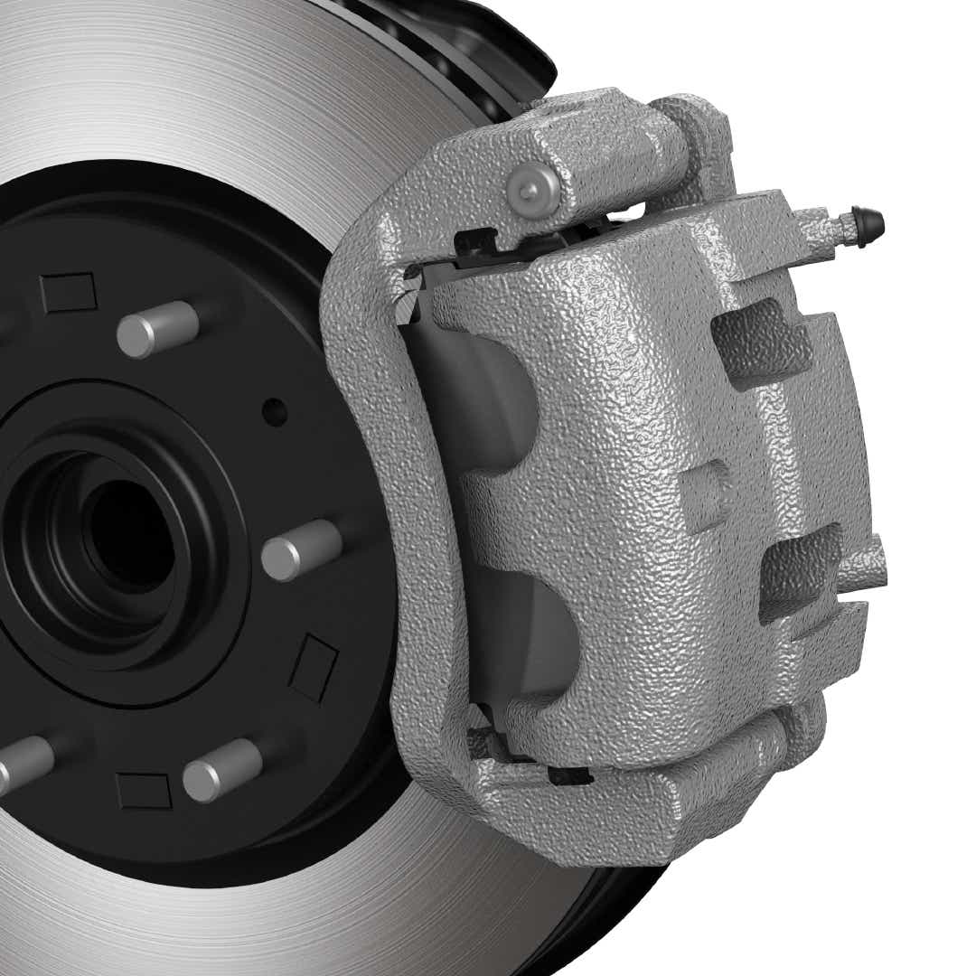 Large Front Disc Brakes